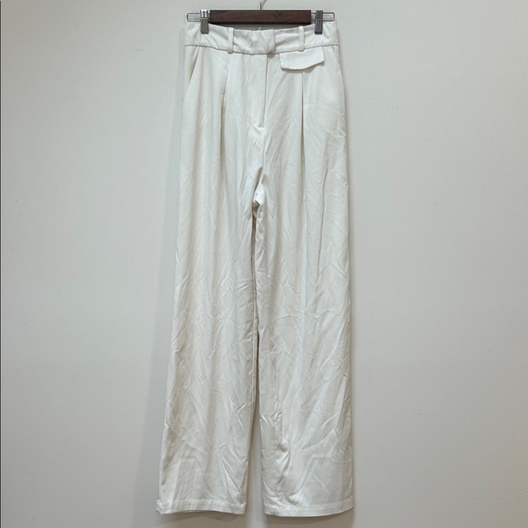 LPA Carlotta Dress Pant in‎ Ivory Size Medium - Picture 3 of 7